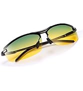 Vepiant Men's Photochromic Polarized Sunglasses Al-Mg Metal Frame Sports Driving Glasses UV400 Pr...