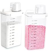 Tokokimo 2 Packs Laundry Detergent Dispenser, Laundry Power Container,Laundry Scent Booster Beads...
