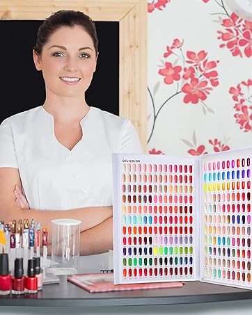 Nail display book