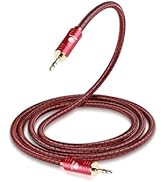 BOAACOUSTIC HiFi 3.5mm to 3.5mm Male Audio Cable - 4N OFC Stereo Auxiliary Cable, 4.92ft/1.5m, Hi...