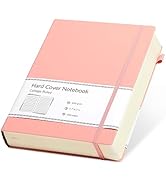 CAGIE Lined Journal Notebook, 320 Pages College Ruled Notebook, 100 Gsm Paper Thick Journal, A5 H...