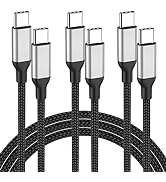 3ft USB C to USB C Cable 60W 3Pack, 3A Type C to Type C Fast Charging Cord,3 Foot Android USBC to...