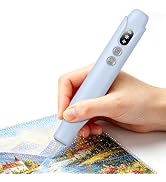 Tolcuez Electric Diamond Painting Pen, Cordless Diamond Art Vacuum Pen with LED Lights, Low Noise...
