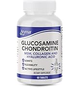 Arymar Glucosamine, Chondroitin, MSM, Collagen & Hyaluronic Acid Supplement 60 Tablets