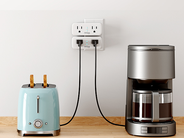 GHome Smart Plug Outlet Extender 15A
