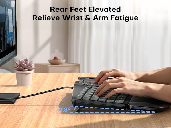 wired ergonomic keyboard