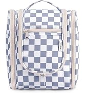 Narwey Small Checked Hanging Travel Toiletry Bag for Women, Travel Bag for Toiletries, Makeup Bag...