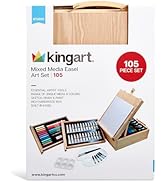 KINGART Studio Mixed Media Art Set, 105 pcs