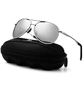 mxnx Aviator Sunglasses for Men Polarized Women UV Protection Lightweight Driving Fishing Sports ...