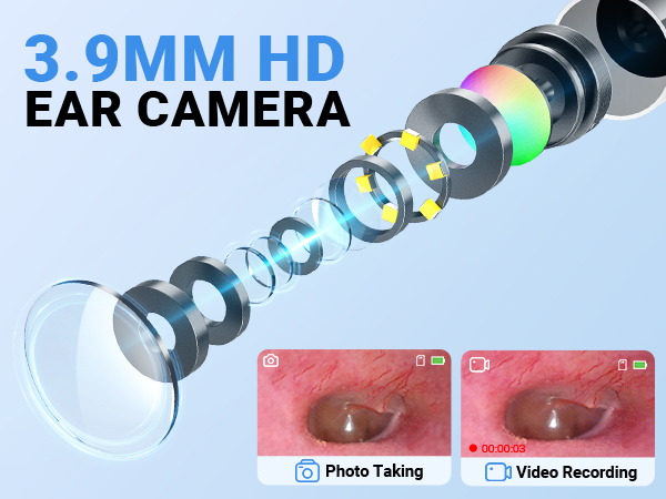 3.9mm HD Ear Camer