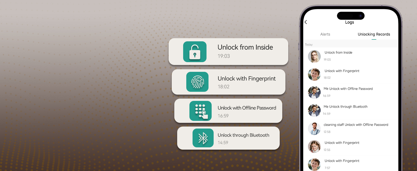 keypad door lock with handle
