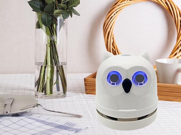 White owl vacuum cleaner
