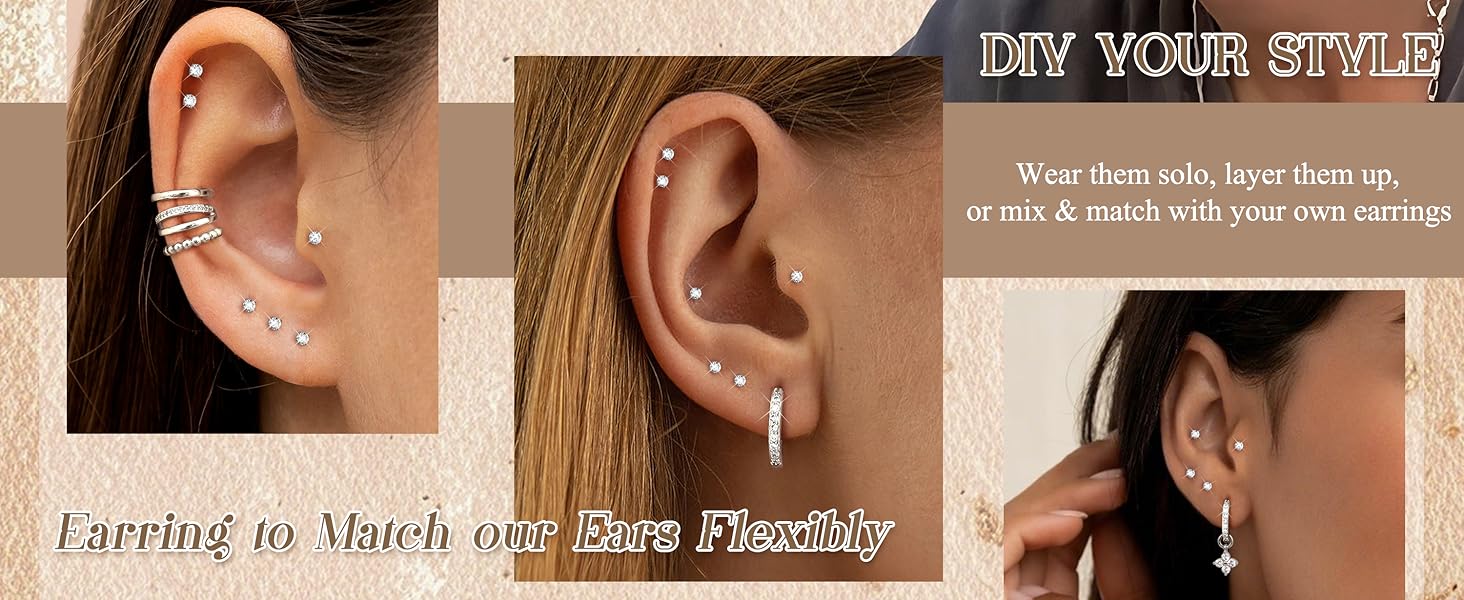 earrings for sensitive ears women