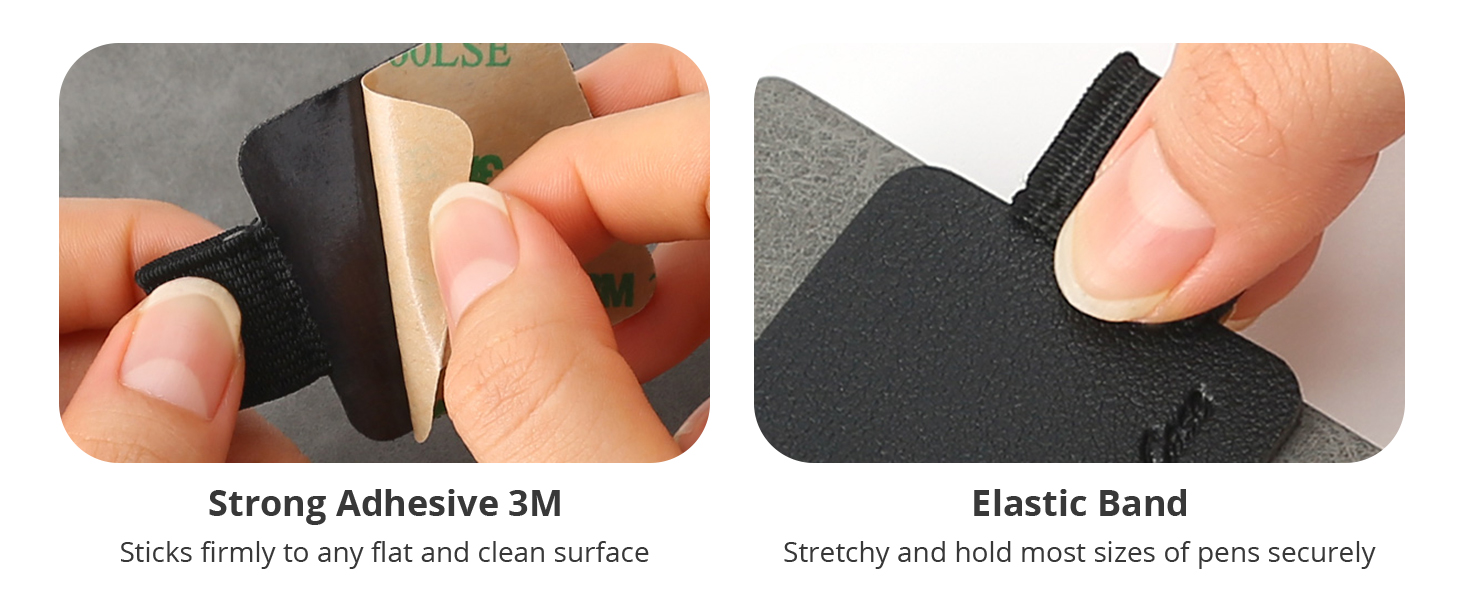 strong adhesive and elastic band design