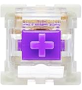 OUTEMU Purple Switches 3 Pin Key switches Replacement Pack 20 - Tactile 50gf Medium-Level Sound S...