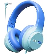 Acer Kids Headphones, 74/85/94dB Volume Limiter, Foldable Wired Over Ear Headphones for Travel, 3...