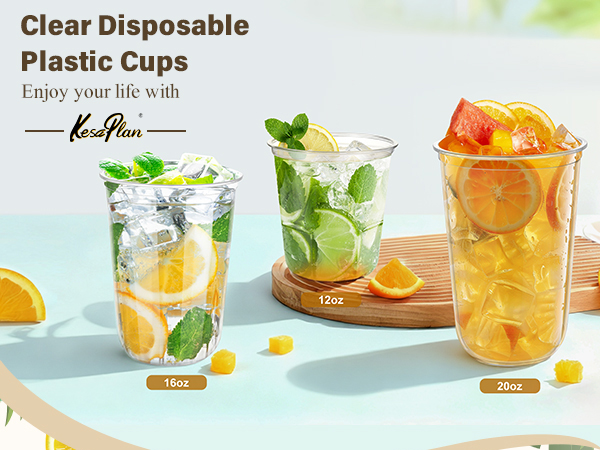 Clear Plastic Cups Disposable Wine Cups