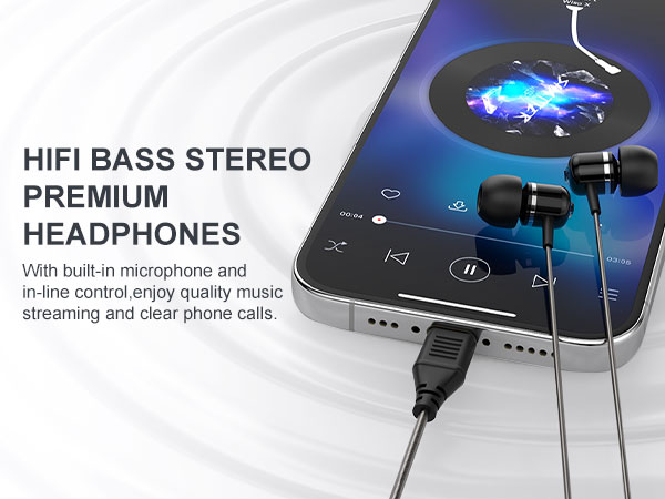usbc headphones wired