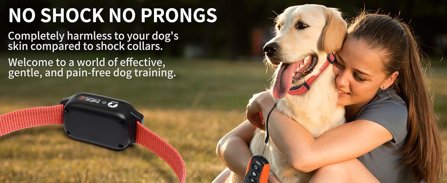 No Shock Dog Training Collar with Remote 3300ft Range