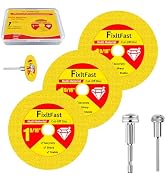 FIXLTFAST 1 9/16 Inch Indestructible Multi-Material Cut Off Disc,40mm Diamond Cutting Wheels for ...