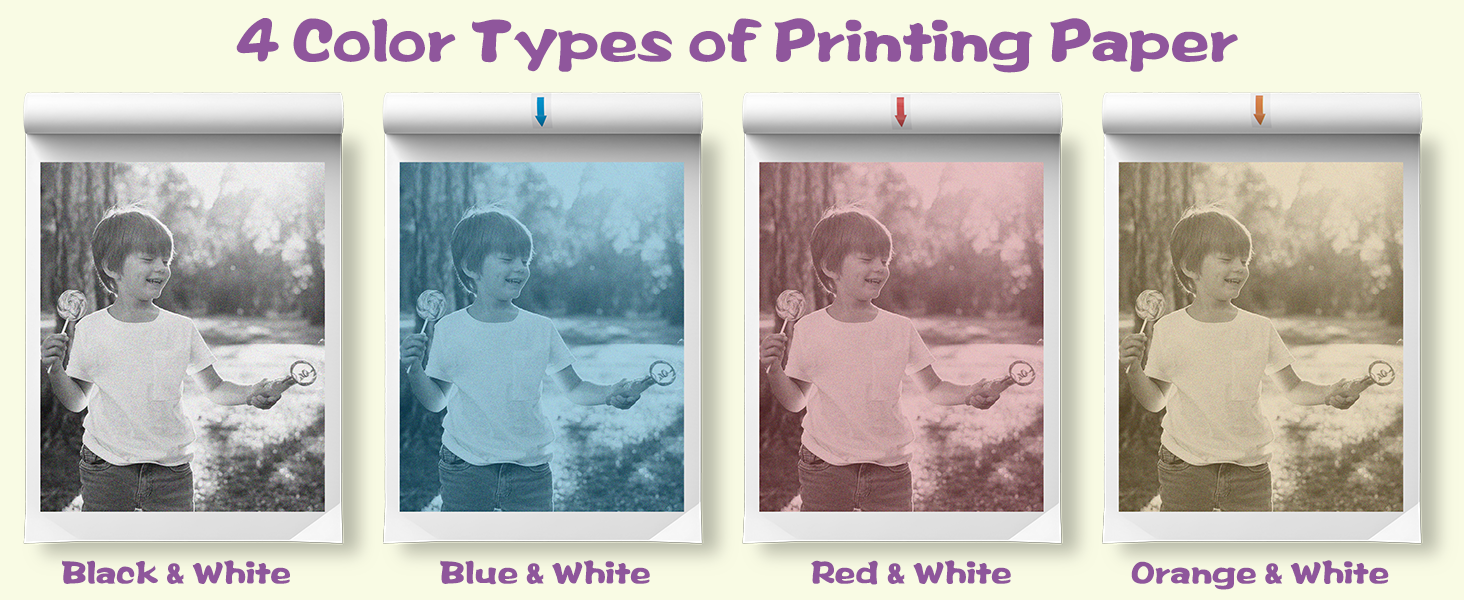 4 Color Types of Printing Paper
