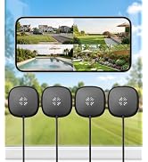 MISECU 2K No Drill Window Camera, Indoor Cameras for Home Security, 4 Pack | 2.4 & 5GHz WiFi, Ant...