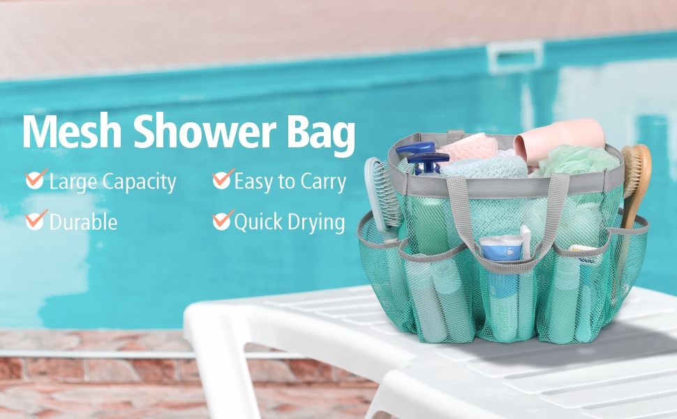 mesh shower caddy