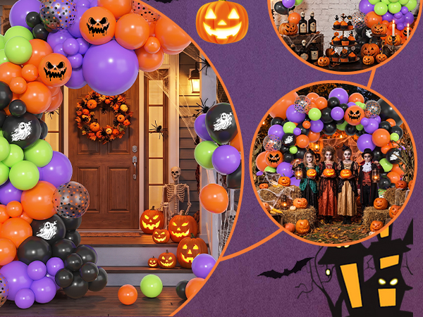 halloween balloon garland kit