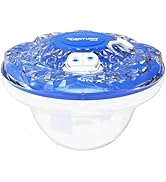 Pool Fountains with Lights,Floating Water Fountain with Underwater Lights,9 Pool Light Modes, Rec...