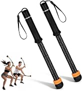 TOMSHOO 2PCS Ropeless Battle Ropes Portable Weighted Workout Ropes for HIIT Arm Exerciser Rope Co...
