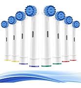 THISONG Sensitive Replacement Brush Heads for Oral B Braun Electric Toothbrush, Soft Bristles Pro...