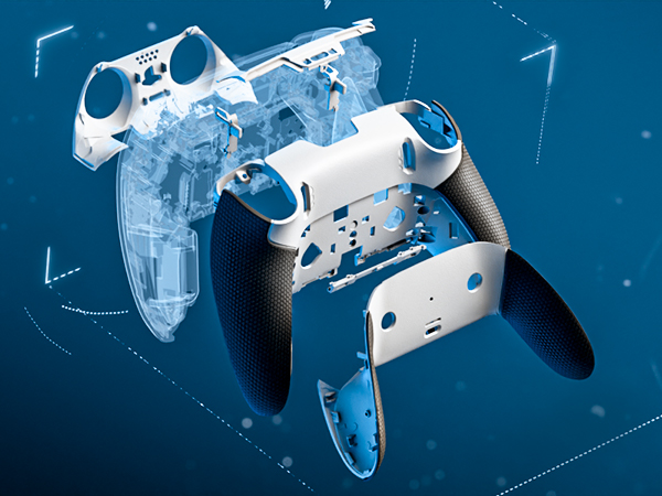eXtremeRate Beyond-ARC Bottom Shell Kit Compatible with p s 5 Edge Controller