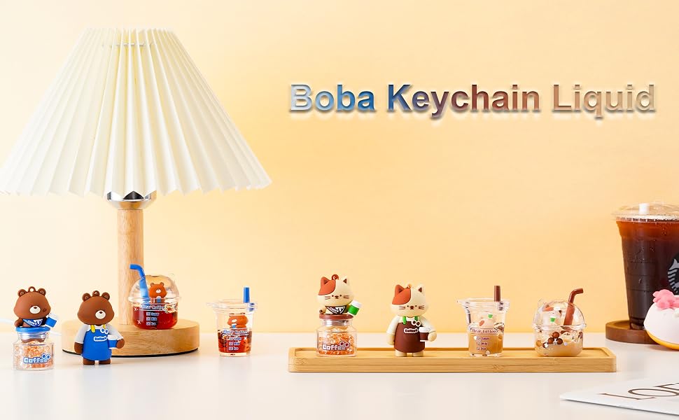 Boba Keychain Liquid