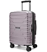 BAGSMART Carry On Luggage 22x14x9 Airline Approved with TSA Lock,20 Inch Lightweight Luggage with...