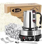 Candle Making Kit with Wax Melter, Natural Candle Wax for Candle Making - DIY Candle Making Suppl...