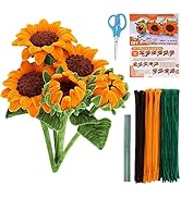 430PCS Pipe Cleaners Chenille Stem Craft Flower Supplies, Pipe Cleaner Flowers Crafts, Pipe Clean...