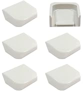 Set of 6 Toilet Seat Hinge Base Covers K-1109092-0, Compatible With Kohler 1266916/1266914 / 1211...