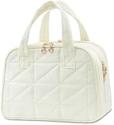 Travel Toiletry Bag,Large Capacity Toiletries Bag,Portable Opening Waterproof Puffy Makeup Cosmet...