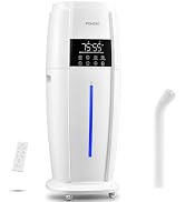 FOHERE Humidifier Large Room 4.8Gal/18L, Quiet Whole House Humidifier for Home Plants Office Comm...