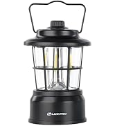 LUXPRO LP1535 265 Lumen Retro LED Lantern - Battery-Powered Emergency Lantern - LED Lamp for Powe...