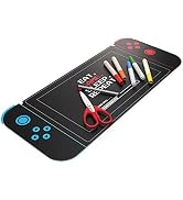 Uncommon Desks Kid's Desk Mat - For Schoolwork Arts & Crafts - Fun Computer & Mouse Pad Blotter -...