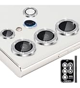 Zevytop Camera Lens Protector for Samsung Galaxy S22 Ultra | Individual Tempered Glass | Aluminum...