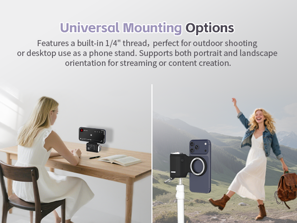 magnetic phone camera grip