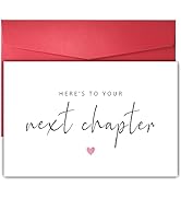 YIWANSIN Funny New Job Card - 'Next Chapter' Coworker Farewell Card with Office Humor - Leaving W...