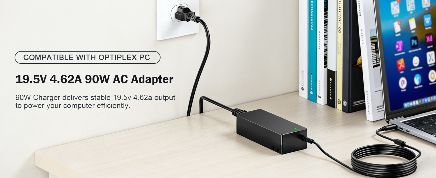 compatible with Dell Optiplex Power Cord