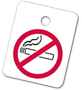 Donkey Auto Products No Smoking Reminders - Plastic Key Tag Fobs (100 per Pack)