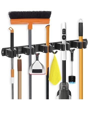 broom organizer wall mount