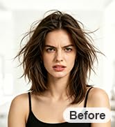 cordless hairs traiqhtener brush mini