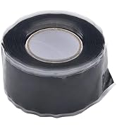 Black Self-Fusing Silicone Repair Tape, Waterproof Pipe Sealing Tape, Insulating Silicone Grip Ta...