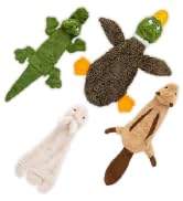 Best Pet Supplies Squeaky Dog Toys with Soft Durable Fabric for Small, Medium and Large Pets Inte...